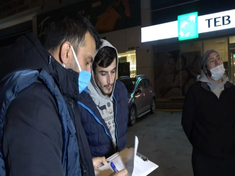 Polislere gezintiye, gazetecilere’’ İçmek için çıktım’’ dedi
