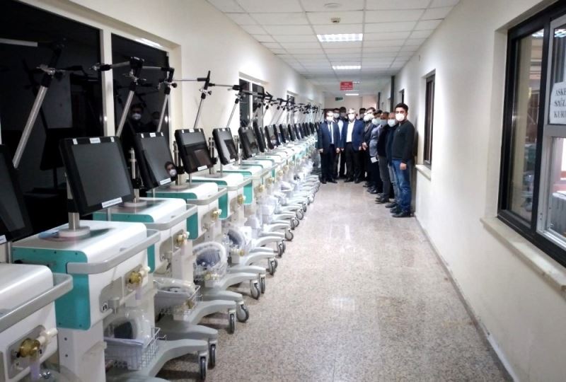 Osmaniye Devlet Hastanesi’ne solunum cihazı desteği
