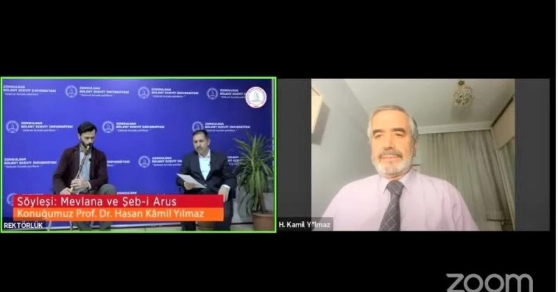 Yılmaz, ZBEÜ’de “Mevlana ve Şeb-i Arus” söyleşisinin konuğu oldu
