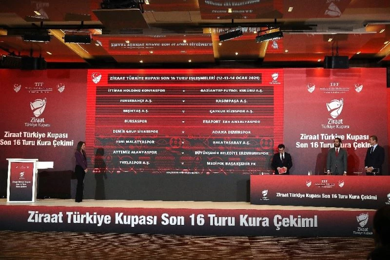 Ziraat Türkiye Kupası’nda son 16 Turu eşleşmeleri belli oldu
