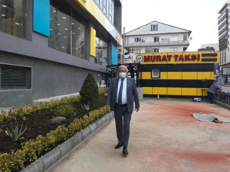 PTT binasının çevre düzenlemesini Kdz. Ereğli Belediyesi yaptı
