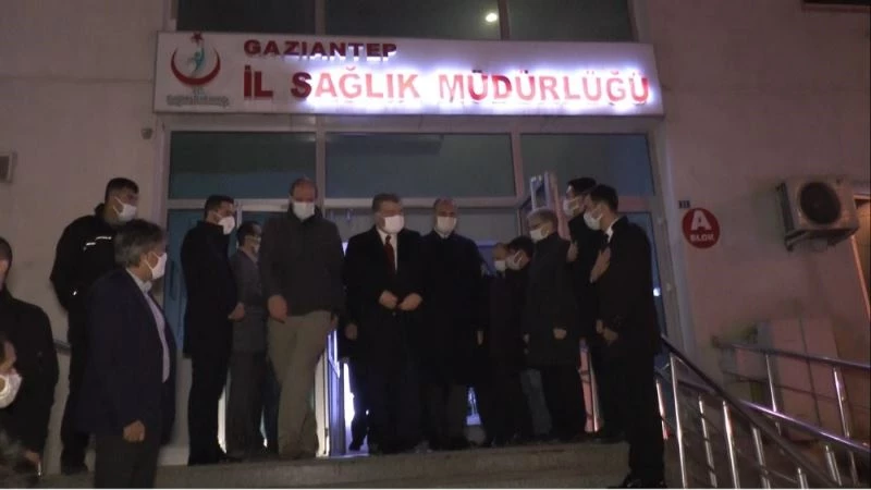 Gaziantep’te incelemelerde bulunan bakanlar kentten ayrıldı
