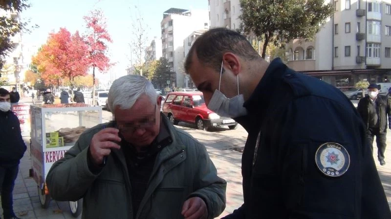 67’lik amcadan polisin 