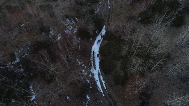 Nemrut Krater Gölü çevresine bir ton yem bırakıldı
