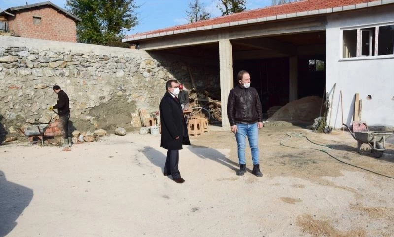 Kaymakam Gürdal Kızılelma köyünde incelemelerde bulundu
