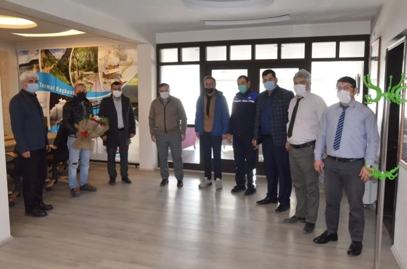 İşçilerden Başkan Doğan’a teşekkür ziyareti
