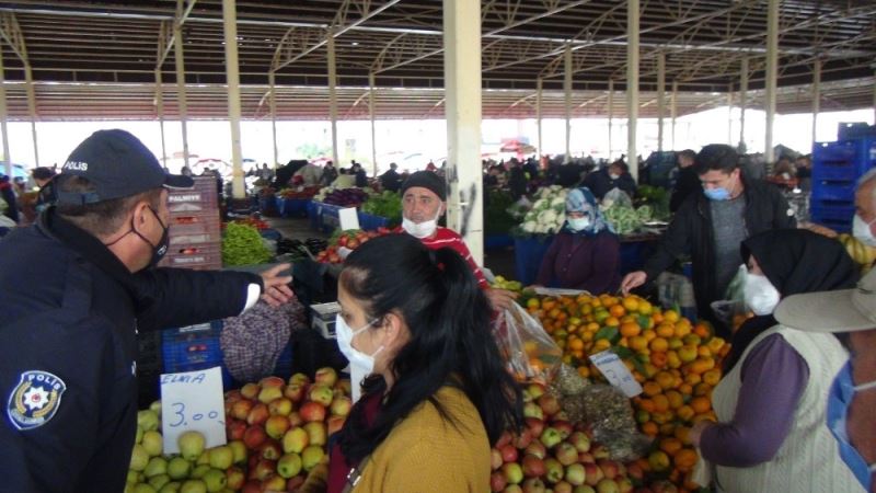 Manavgatlı vatandaşlar ’maskesiz çıkmam’ dedi
