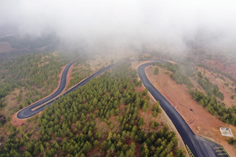 Derbent Aladağ yolu tamamlandı
