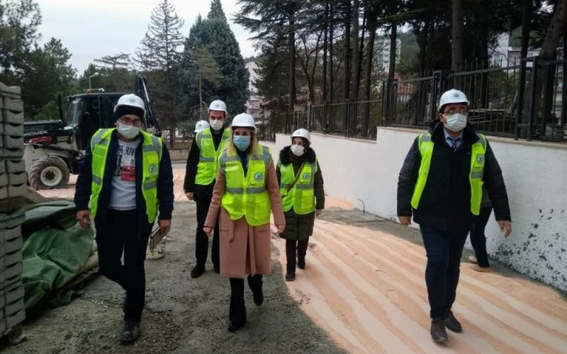 Bilecik İl Genel Sekreteri Bayrakçı, yatırımları inceledi
