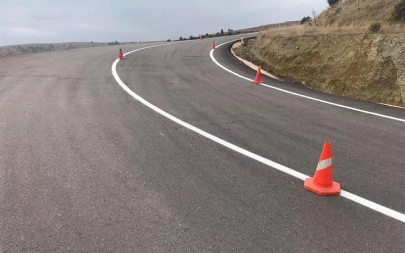 BSK imalatlarının yol çizgileri çizildi
