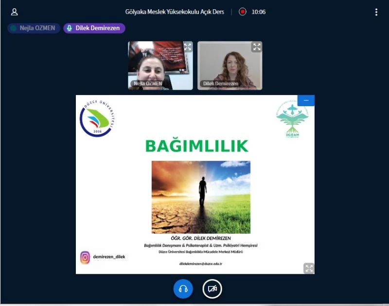 Demirezen “Bağımlılık bir beyin hastalığı”
