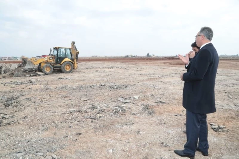 Eyyübiye’de araç garaj parkı çalışmaları
