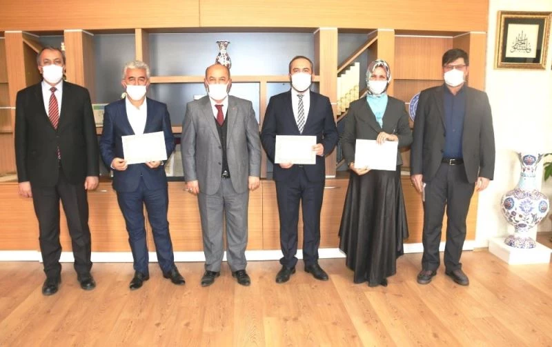 Sergiye katılan kurumlara ve personele teşekkür belgesi
