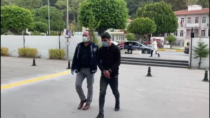 Tutuklanan motosiklet hırsızına kısıtlamayı ihlal ve maske takmadığı için 4 bin 50 TL para cezası

