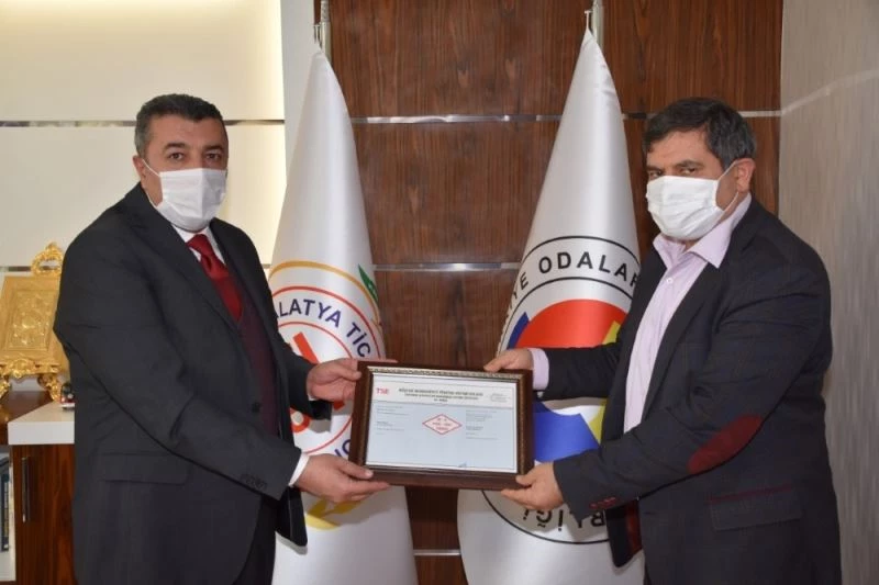Malatya Ticaret Borsası kalitesini taçlandırdı
