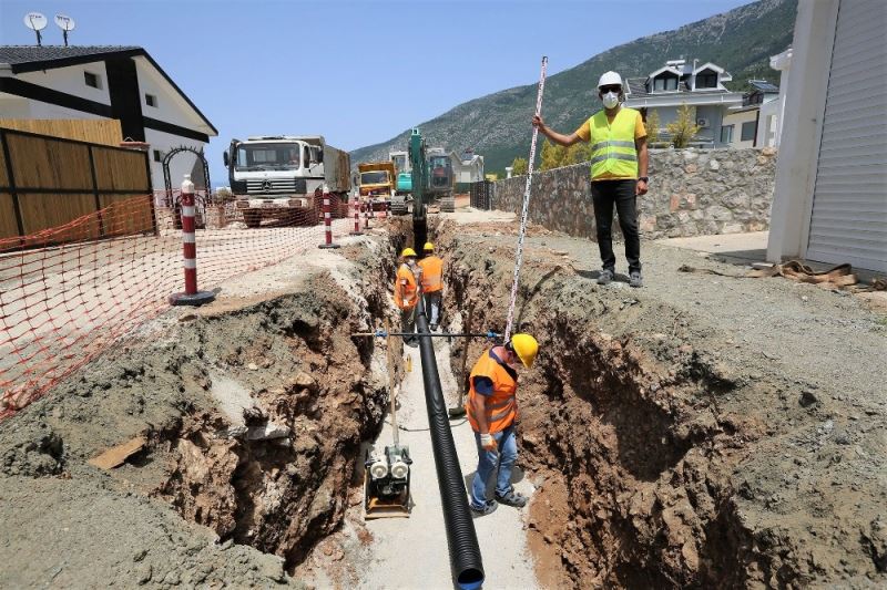 Hisarönü-Ovacık kanalizasyon hattının yüzde 41’i tamamlandı
