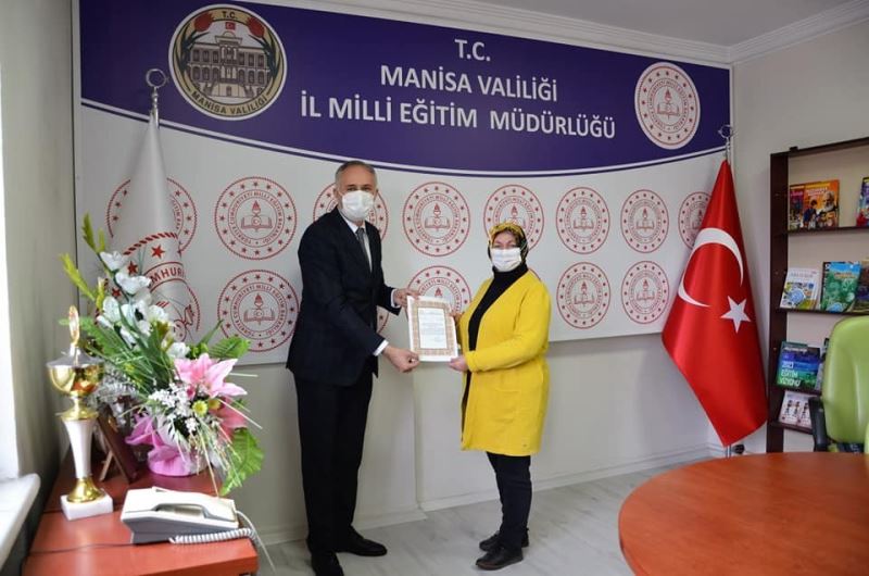 Pandemiyle mücadeleye katkı sunan meslek liselerine teşekkürler belgesi
