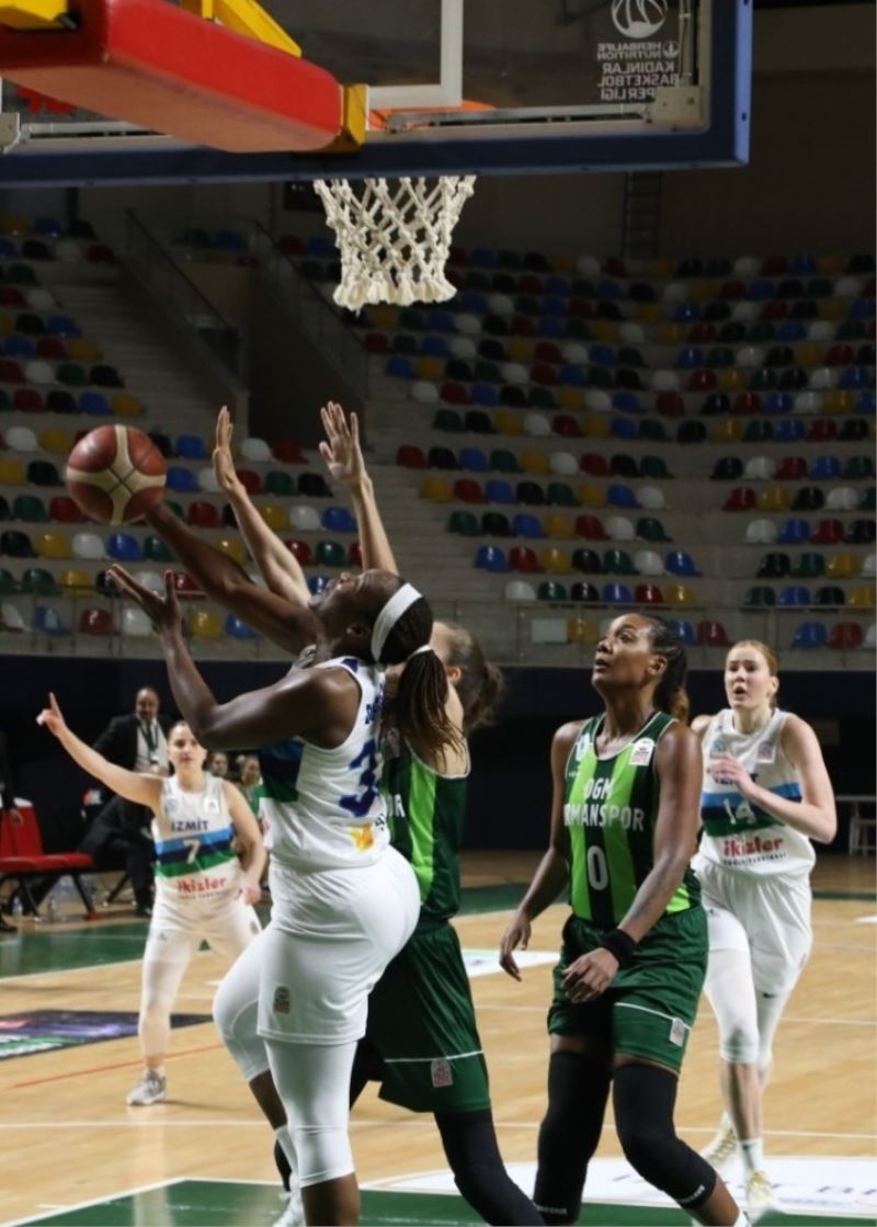 Kadınlar Basketbol Süper Ligi: İzmit Belediyespor: 91 - OGM Ormanspor: 89
