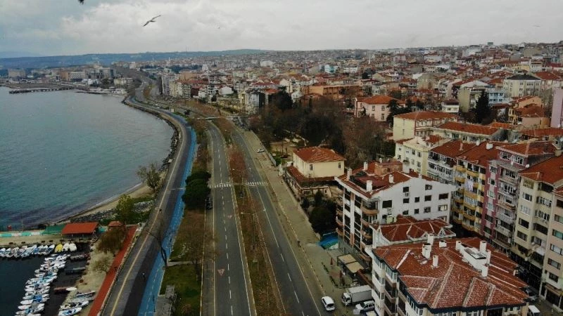 (Özel) “Mavi gözlü şehrin” sessizliği havadan görüntülendi
