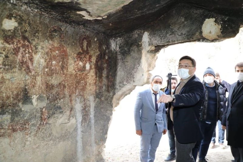 Frig vadisindeki ’12 Havari Şapeli’nde restorasyona başlandı
