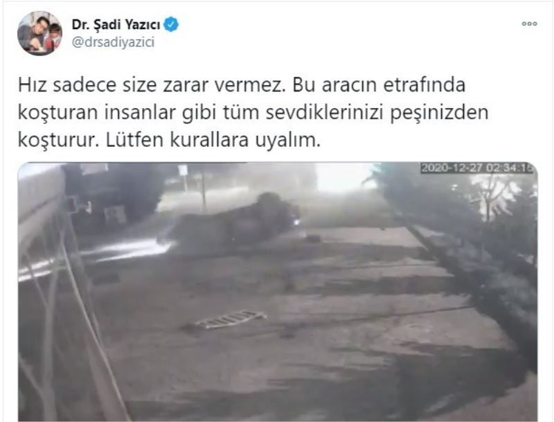 Tuzla’da otomobilin takla atarak uçtuğu anlar kamerada
