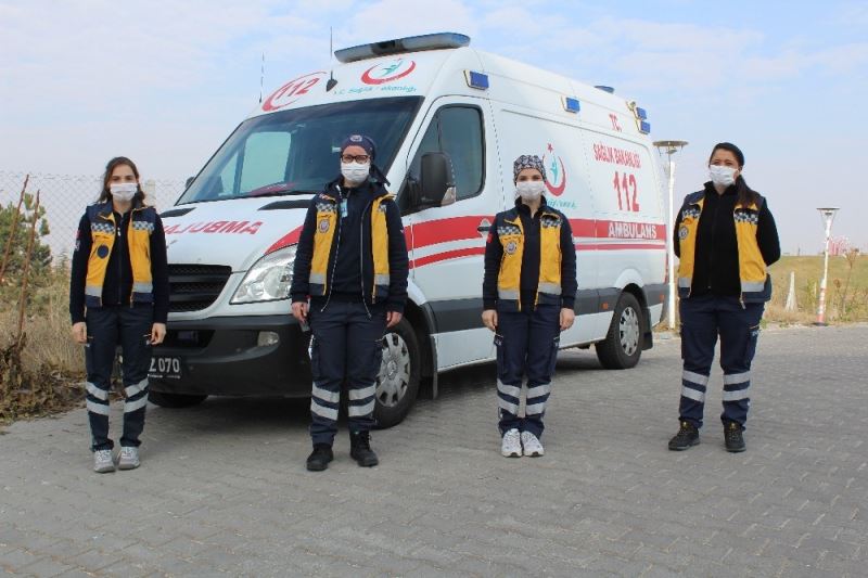 112’nin kadın ambulans sürücüleri
