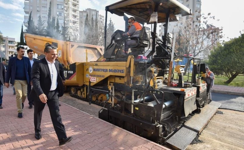 Muratpaşa, 4 yıl içinde 695 bin 640 ton sıcak asfalt üretti
