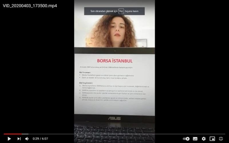 Pastalar mutfakta, eğitim internette yapıldı
