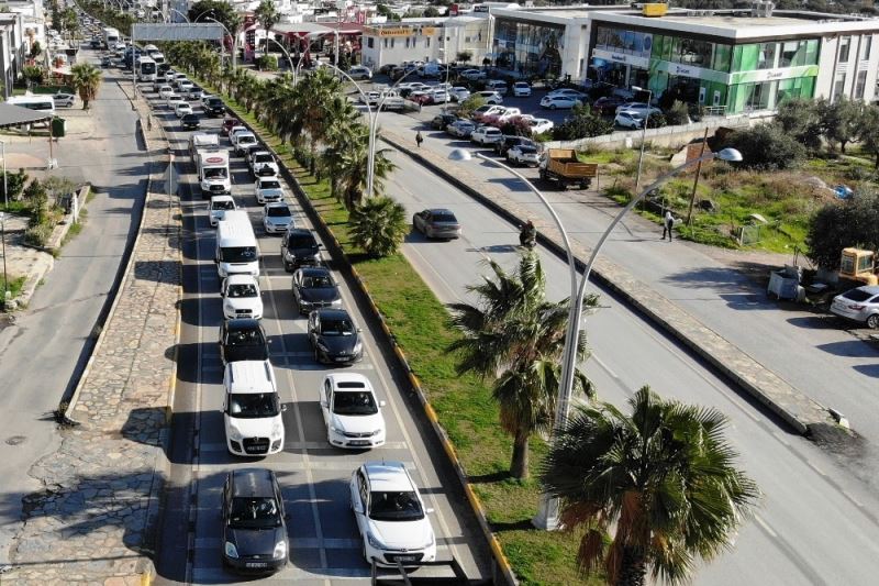 Yılbaşını fırsat bilen tatilciler Bodrum’a akın etti
