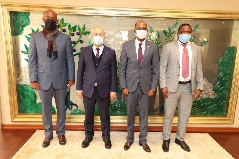 Ruanda heyetinden, Başkan Büyükgöz’e ziyaret
