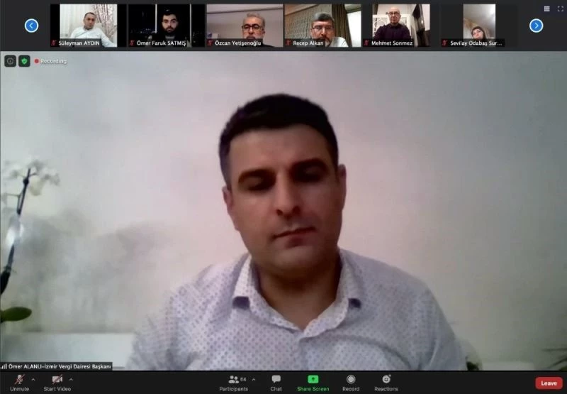 İzmir Vergi Dairesi Başkanı Alanlı: 