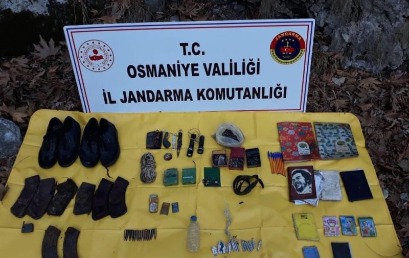 Osmaniye’de PKK’ya ait sığınakta ele geçirilen patlayıcılar imha edildi
