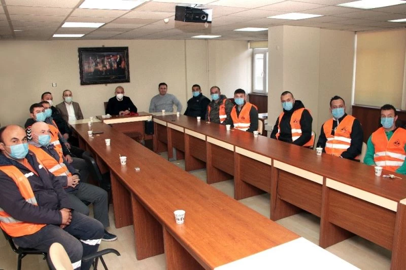 İşçilerden Başkan Bozkurt’a teşekkür
