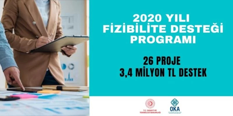 OKA Fizibilite Desteği Programı ile bölgede 26 projeye 3.4 milyon TL destek sağlandı
