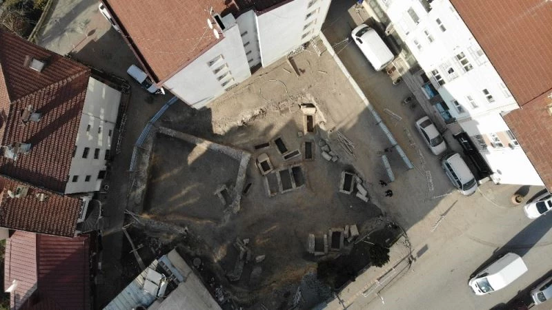 Bolu’da inşaat kazısında tarihi eser kalıntıları bulundu
