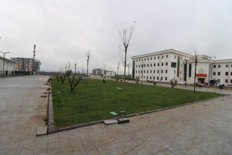 Kartepe Kent Meydanı yeşillendiriliyor
