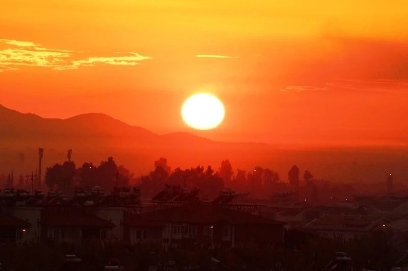 Günbatımı hayran bıraktı
