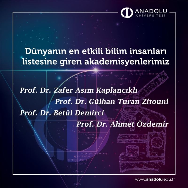 Anadolu Üniversitesi akademisyenleri 