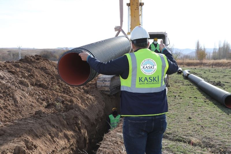 KASKİ’den Akkışla’ya 4 bin 500 metre altyapı çalışması
