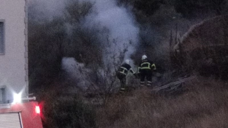 Bir gün önce yakılan fırından çıkan kıvılcımlar yangına neden oldu

