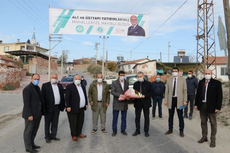 Azimli’de altyapı çalışması hızla devam ediyor
