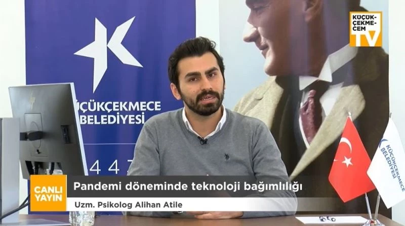 Uzman Psikolog Alihan Atile pandemi döneminde teknoloji bağımlılığını anlattı
