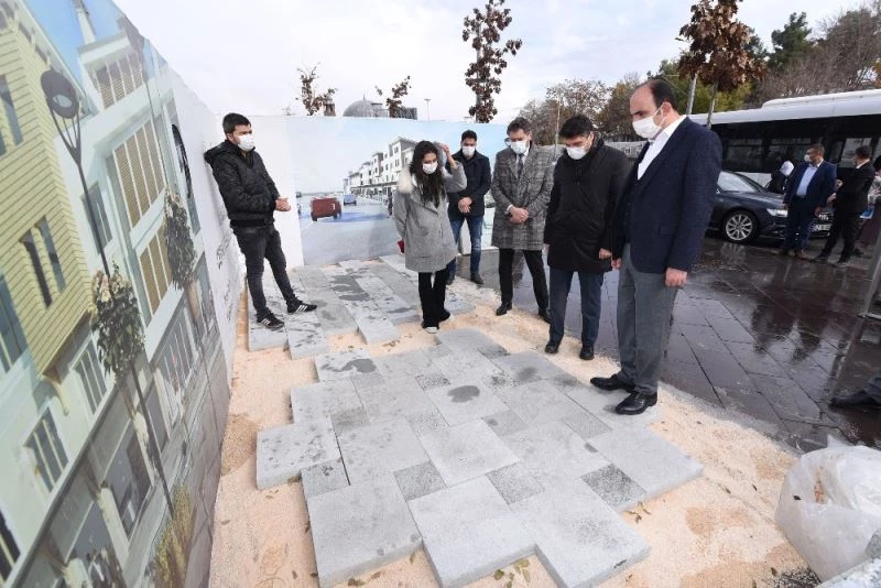 Başkan Altay, Alaaddin cephe düzenleme çalışmalarını inceledi
