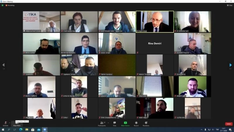 TİKA’dan Kosovalı veteriner hekimlere online eğitim desteği
