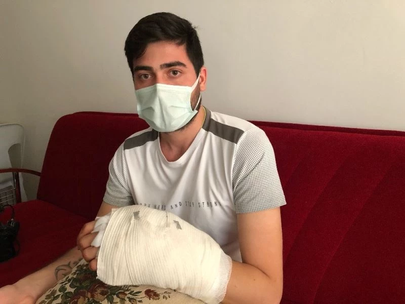 (Özel) Kayınpeder dehşeti kamerada
