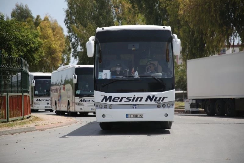 KKTC’den Mersin’e getirilen Suriyeliler Kilis’e gönderildi
