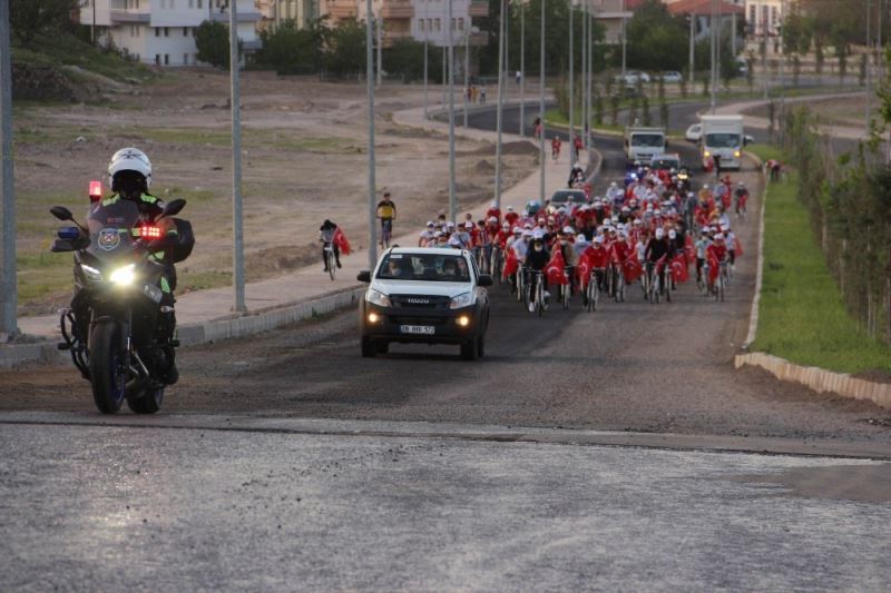 Nevşehir’de 101 bisikletin katılımı ile 19 Mayıs korteji düzenlendi
