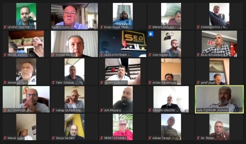 TGK 20. Başkanlar Kurulu video konferansta toplandı
