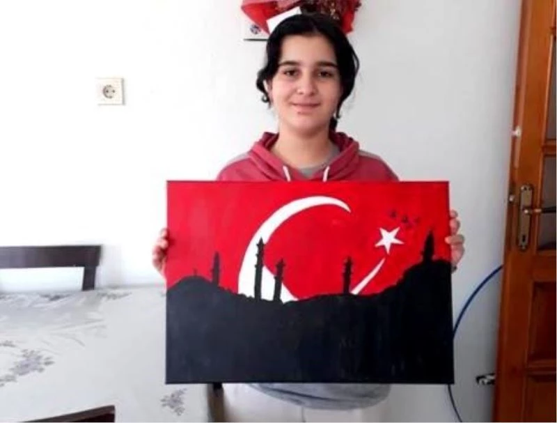 İlkokul ve ortaokul öğrencilerinden on-line resim sergisi
