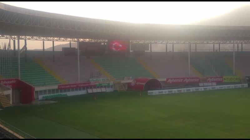 Alanyaspor stadyumunda İstiklal Marşı yankılandı
